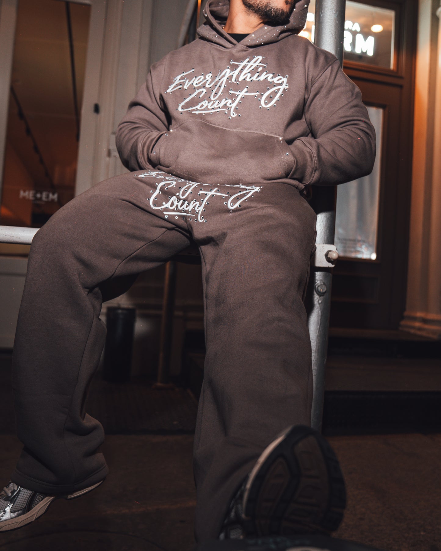 Brown "Diamond Run Deluxe" Sweatsuit
