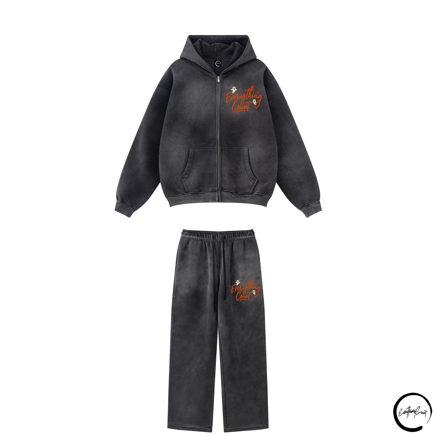 Black "No Tricks, Just Pressure" Sweatsuit