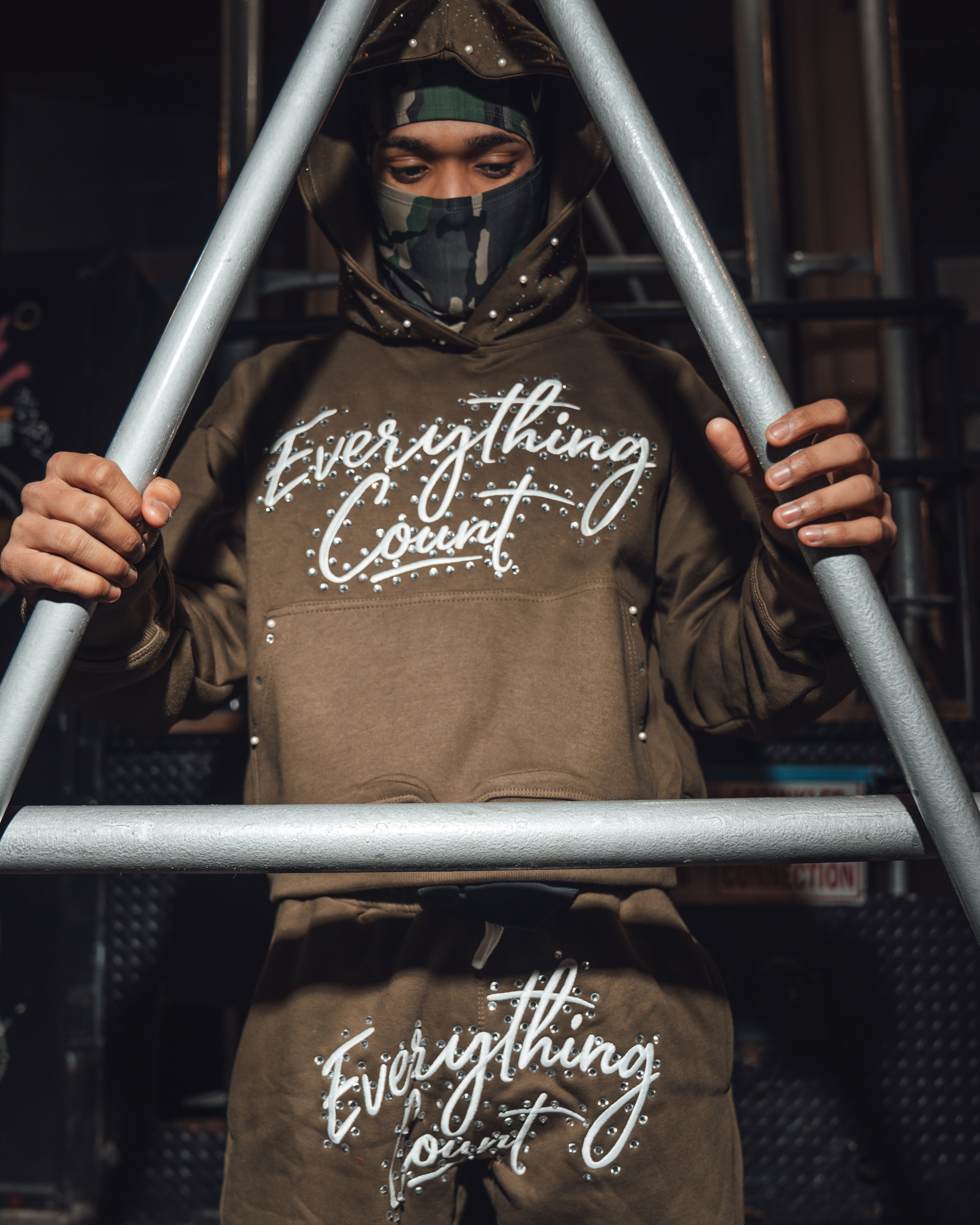 Olive Green "Diamond Run Deluxe" Sweatsuit