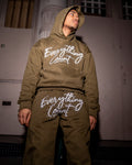 Olive Green "Diamond Run Deluxe" Sweatsuit