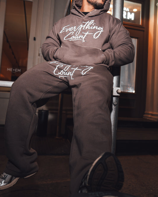 Brown "Diamond Run Deluxe" Sweatsuit